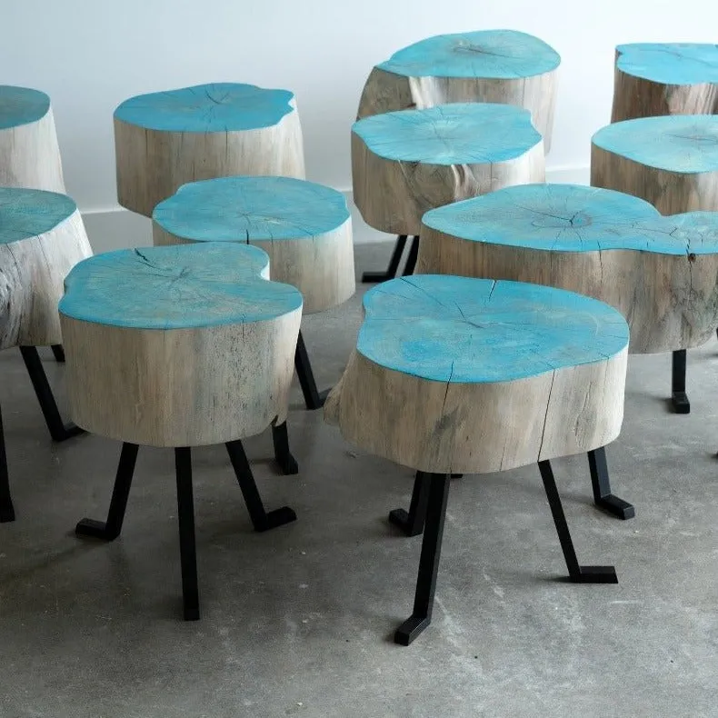 Sputnik Table | Live Edge Round Side Table