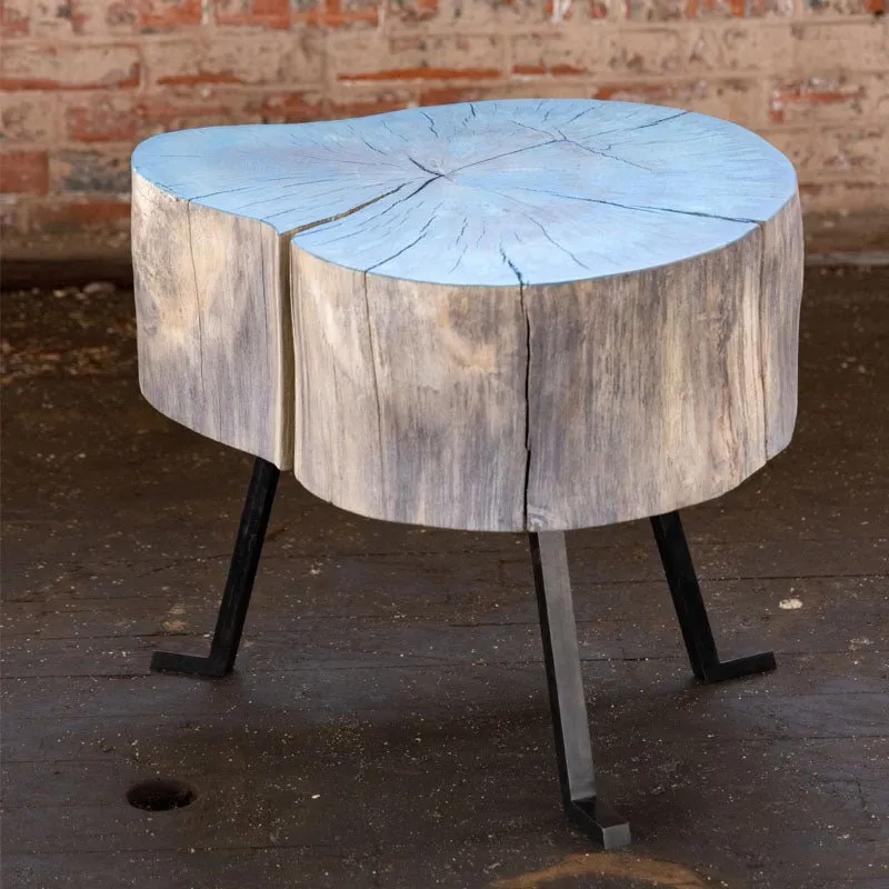 Sputnik Table | Live Edge Round Side Table