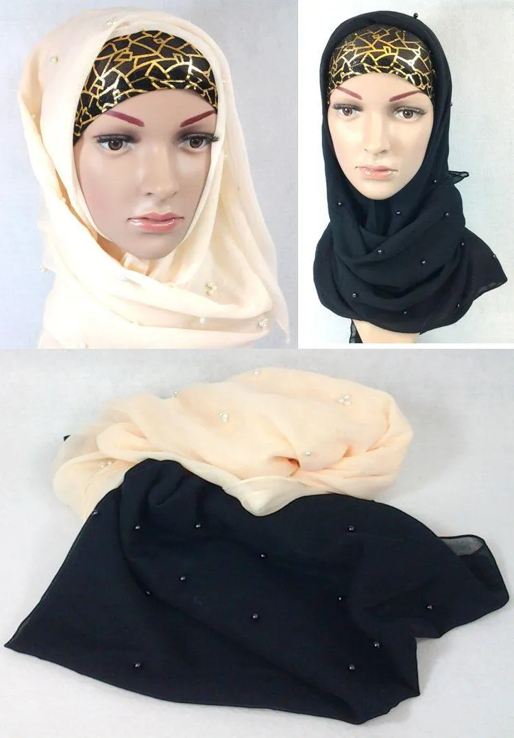 Square 43" Muslim Scarves Cotton Voile Shawl Wrap Hijab