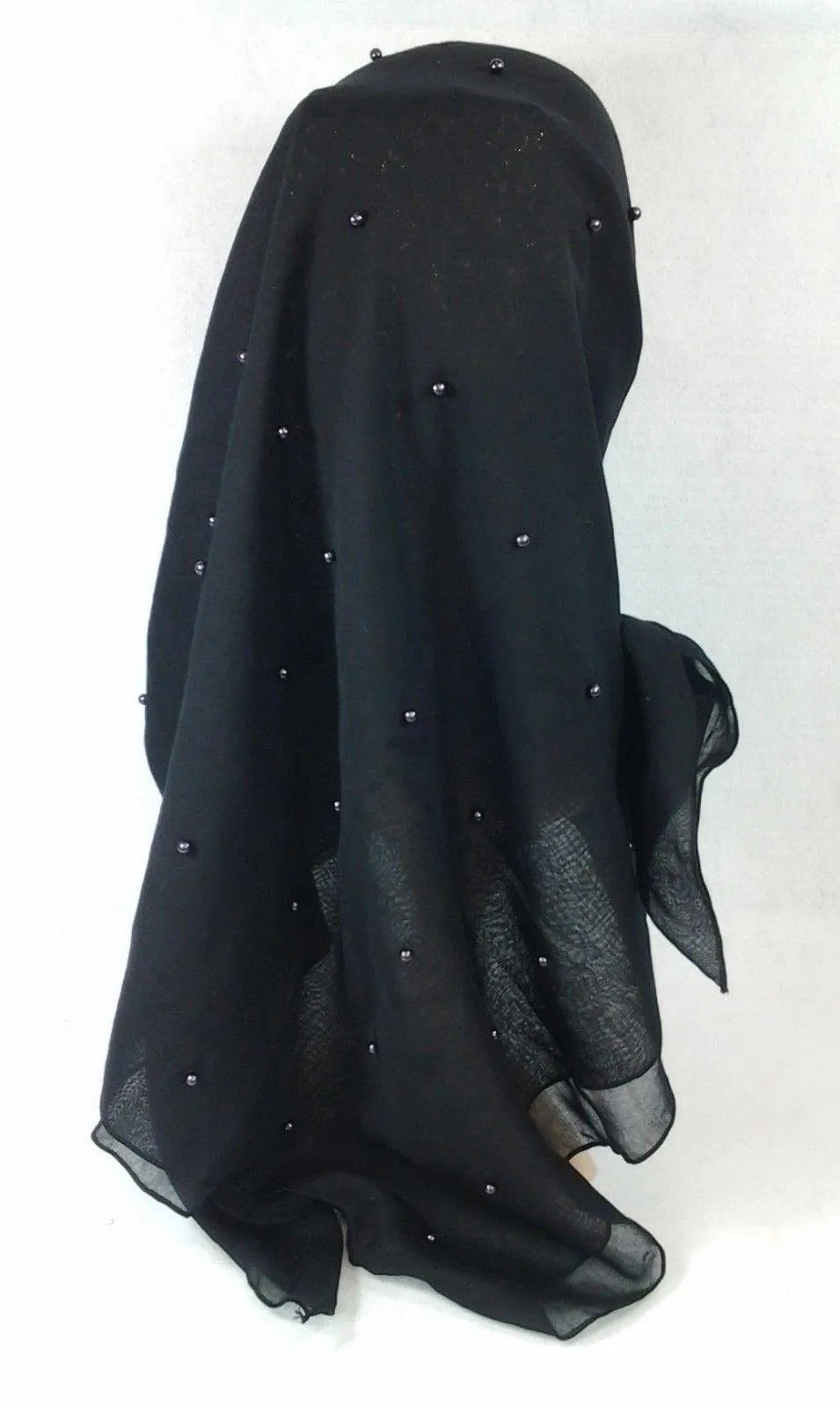 Square 43" Muslim Scarves Cotton Voile Shawl Wrap Hijab