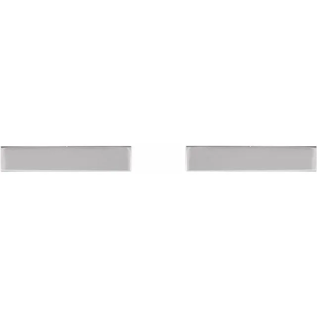Sterling Silver Bar Earring