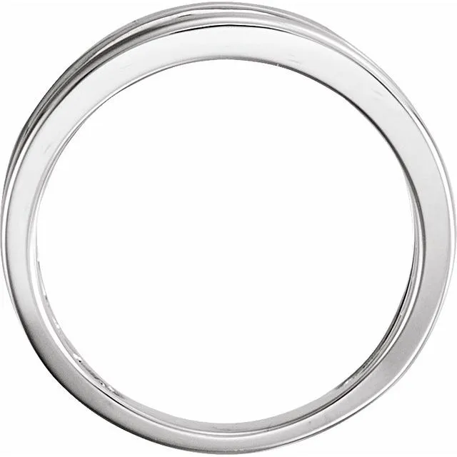 Sterling Silver Beaded Negative Space Ring