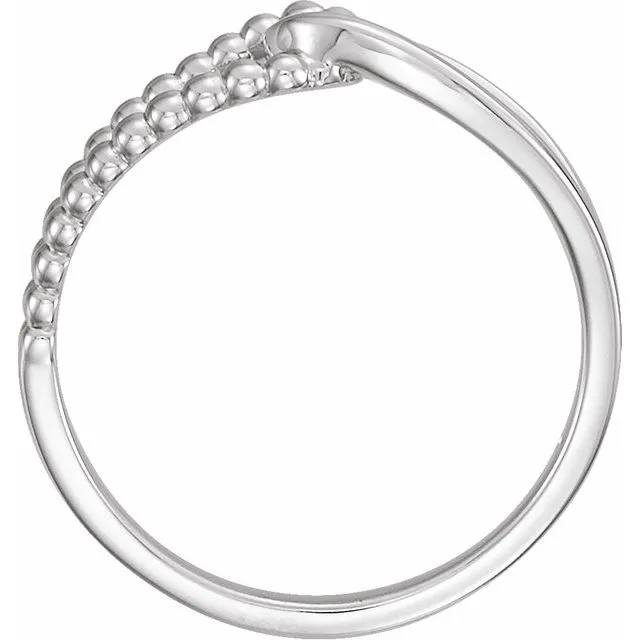 Sterling Silver Beaded Ring