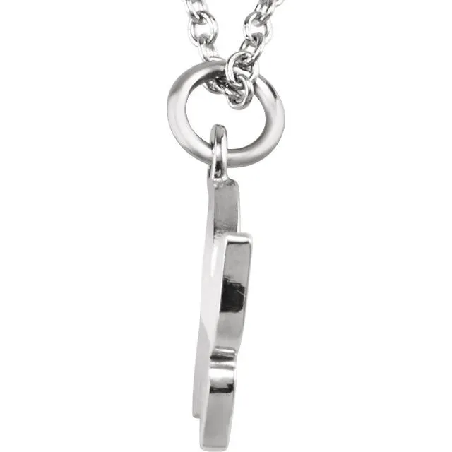 Sterling Silver Butterfly 16-18" Necklace