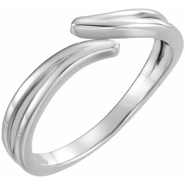 Sterling Silver Bypass Ring
