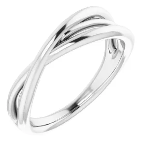 Sterling Silver Criss-Cross Ring