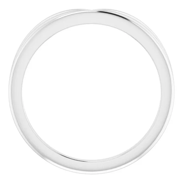 Sterling Silver Crown "V" Ring
