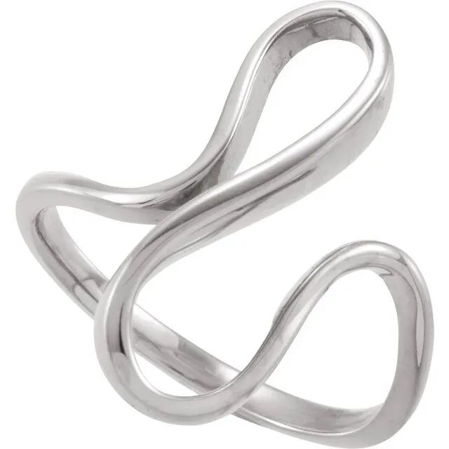 Sterling Silver Freeform Ring