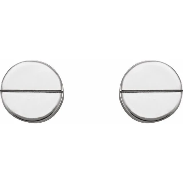 Sterling Silver Geometric Earrings