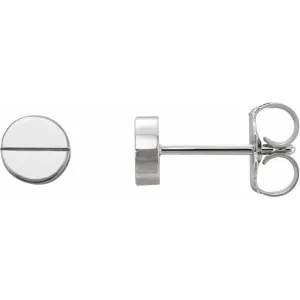 Sterling Silver Geometric Earrings