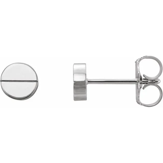 Sterling Silver Geometric Earrings