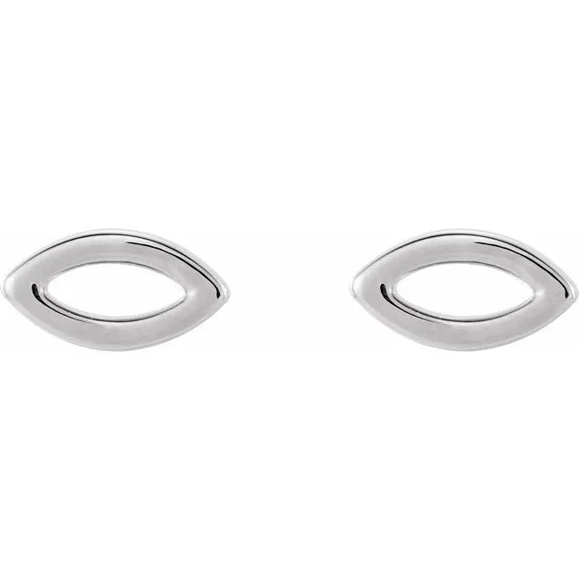 Sterling Silver Geometric Earrings