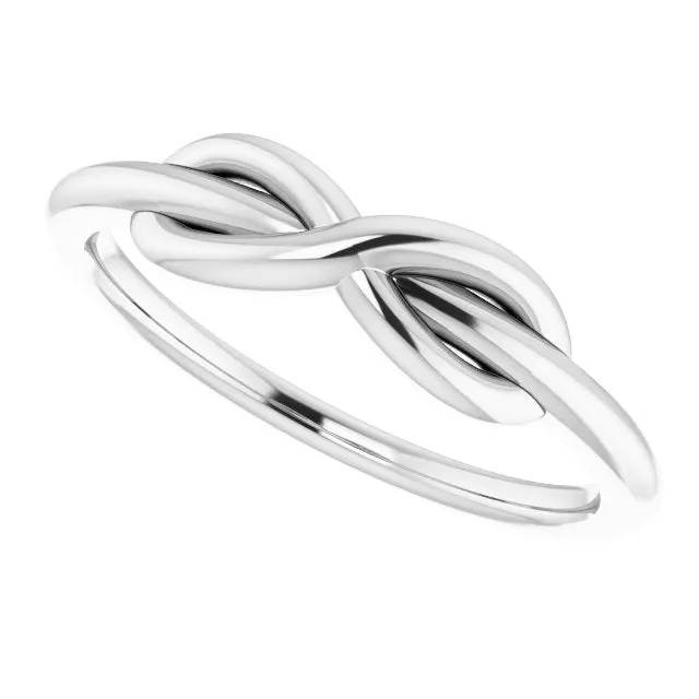 Sterling Silver Infinity-Style Ring