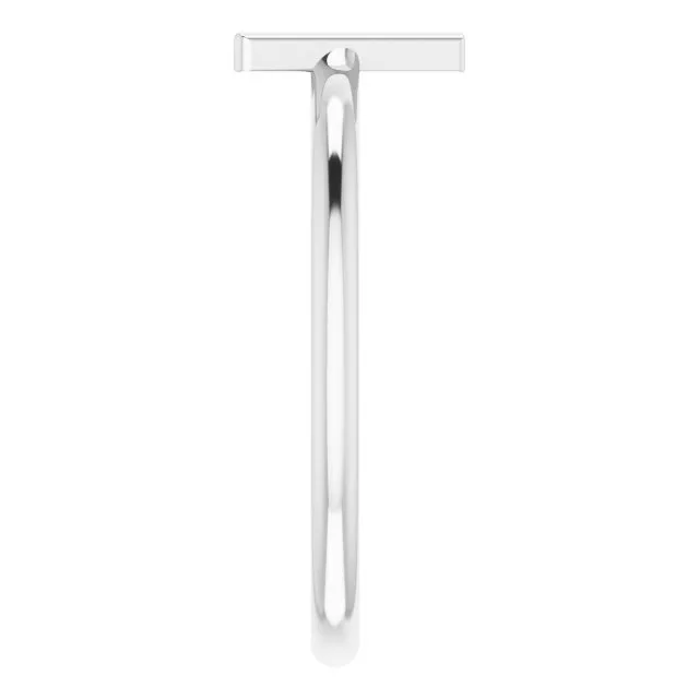 Sterling Silver Initial A Ring