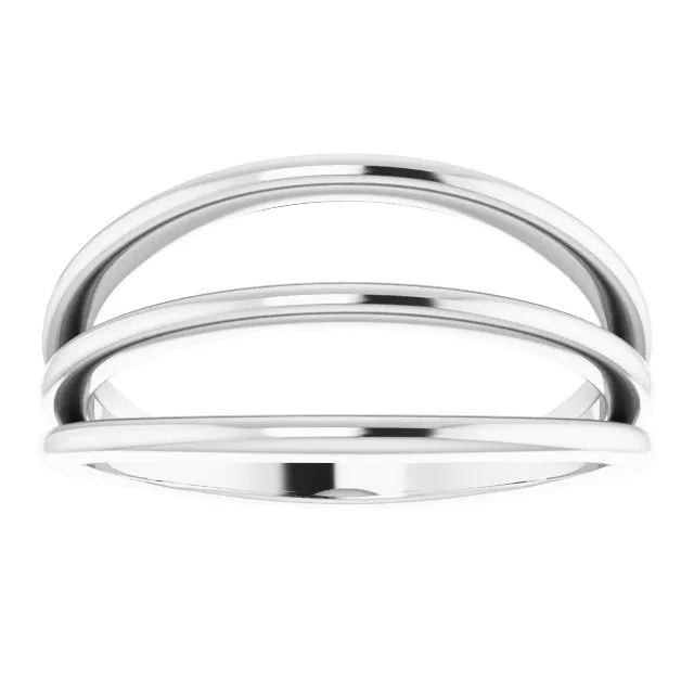 Sterling Silver Negative Space Ring