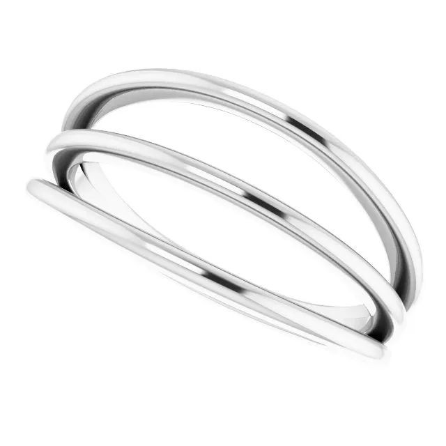 Sterling Silver Negative Space Ring