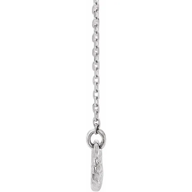 Sterling Silver Rope Infinity-Inspired 18" Necklace