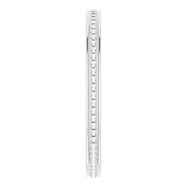 Sterling Silver Stackable Bead Ring