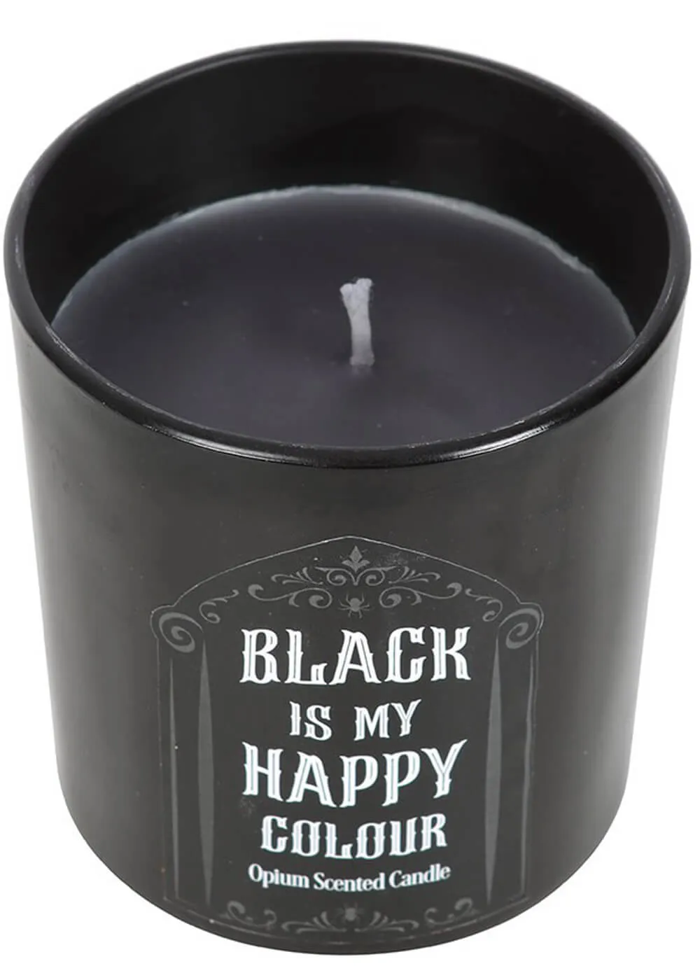 Succubus Home Black Is My Happy Colour Opium Scented Candle Black