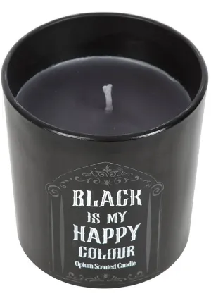 Succubus Home Black Is My Happy Colour Opium Scented Candle Black