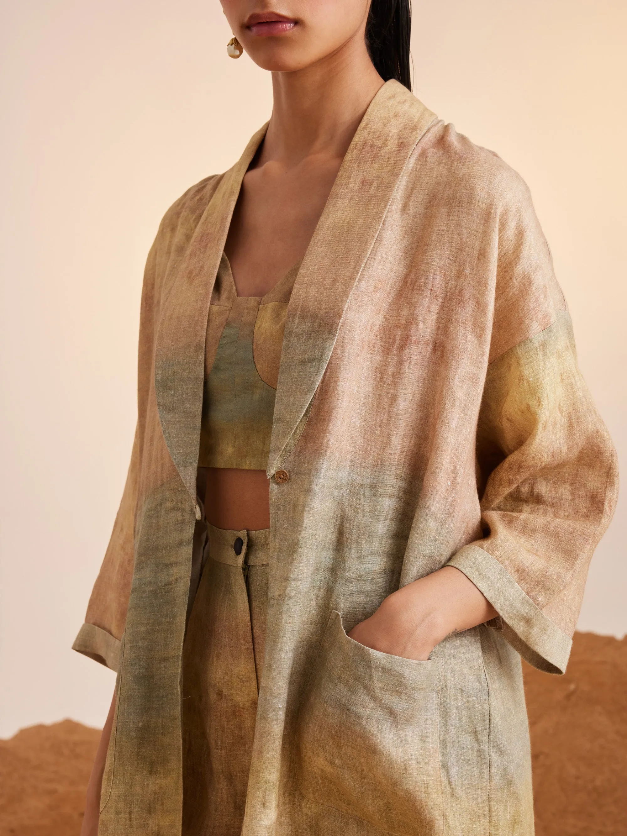Summer Jacket Overlay Impression-Peru-Linen-Ss25-Perj-Imp-Cord