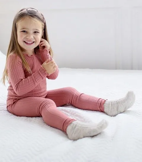 Super Soft Shirred Long Sleeves Set
