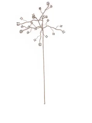 Swarovski crystals set on a stem
