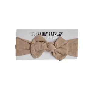 Tan Ribbed | Head Wrap