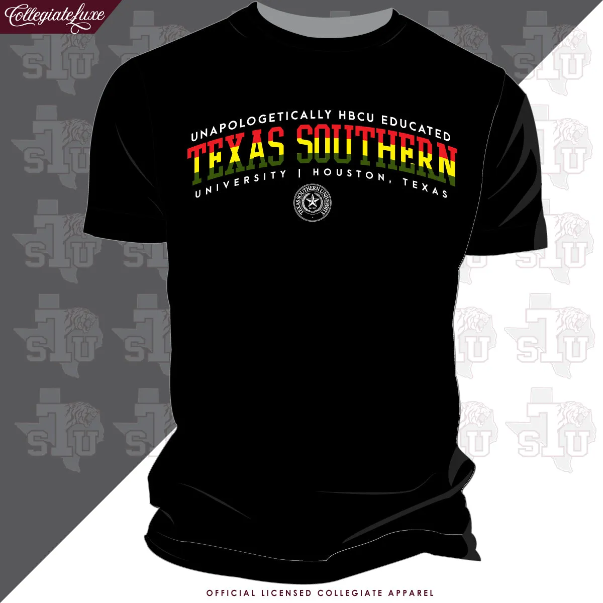 Texas Southern | RASTA Black Unisex Tees (**)
