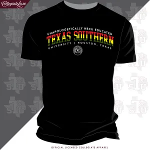 Texas Southern | RASTA Black Unisex Tees (**)