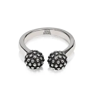 Textured Dual Ball Ring