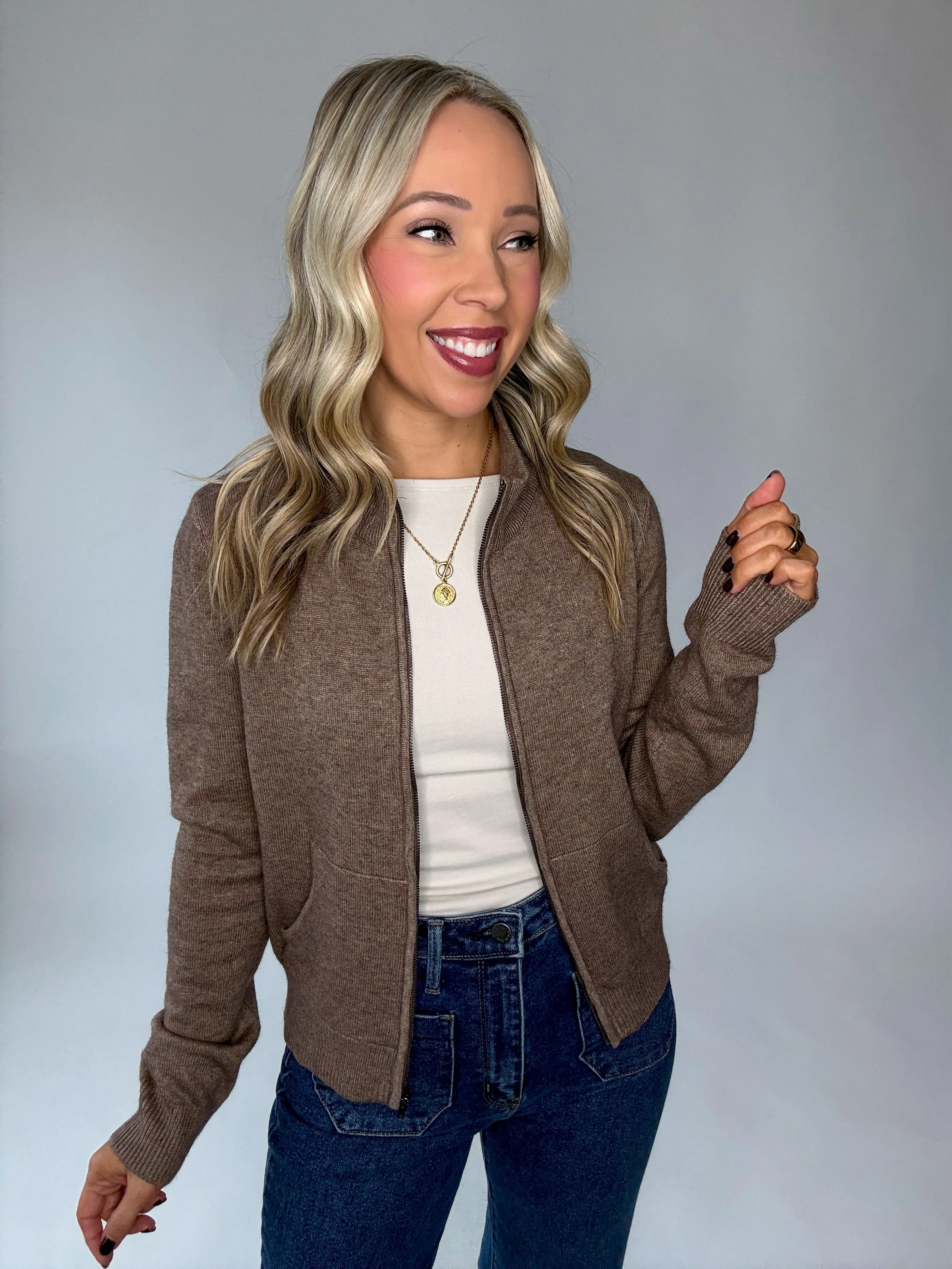 The Allison Sweater - Mocha