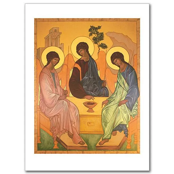The Old Testament Trinity Icon Greeting Card