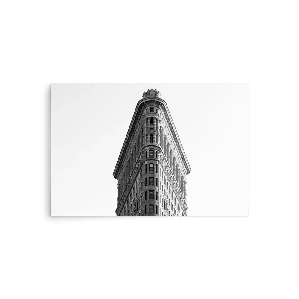 Top of the World – Gritty Flatiron Building Poster