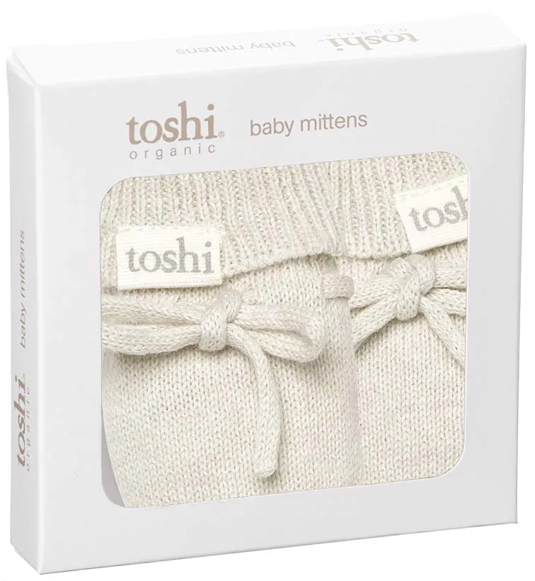 Toshi Organic Mittens - Cream