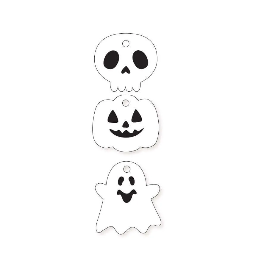 Triple Spook Totems - 3 Pair Set