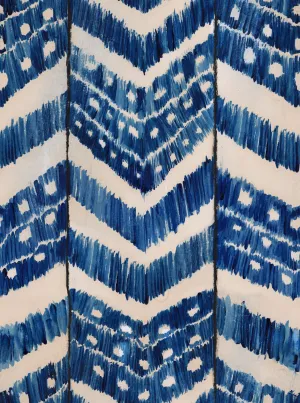 TURKISH IKAT Indigo Wallpaper