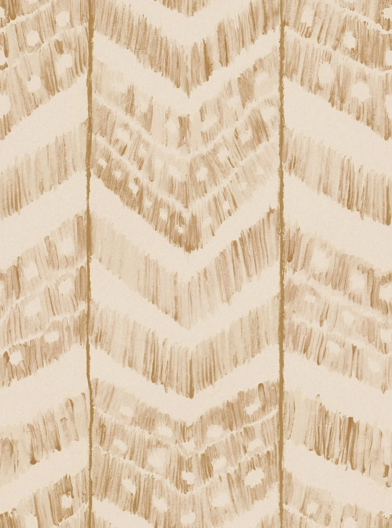 TURKISH IKAT Taupe Wallpaper