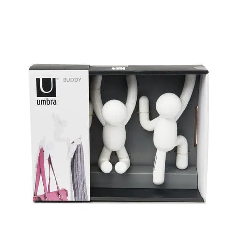 Umbra Buddy Hooks White Set of 3 UMB318165660