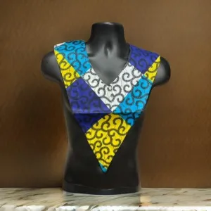 Unisex African Print Reversible Shoulder Collar (Print O)