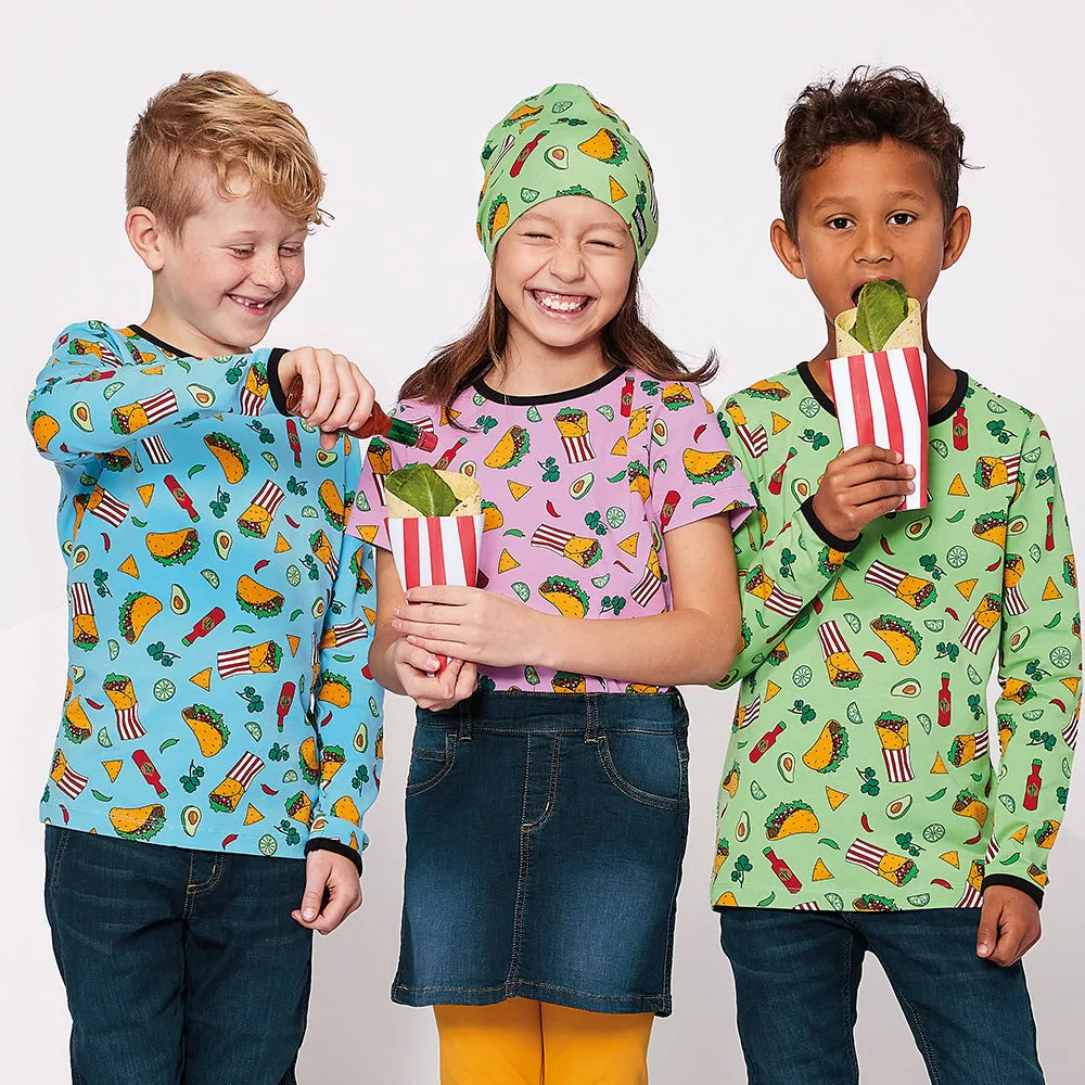 Villervalla Kids Taco T-Shirt - Leaf Green (Only 2 left! 2-3 & 3-4y)