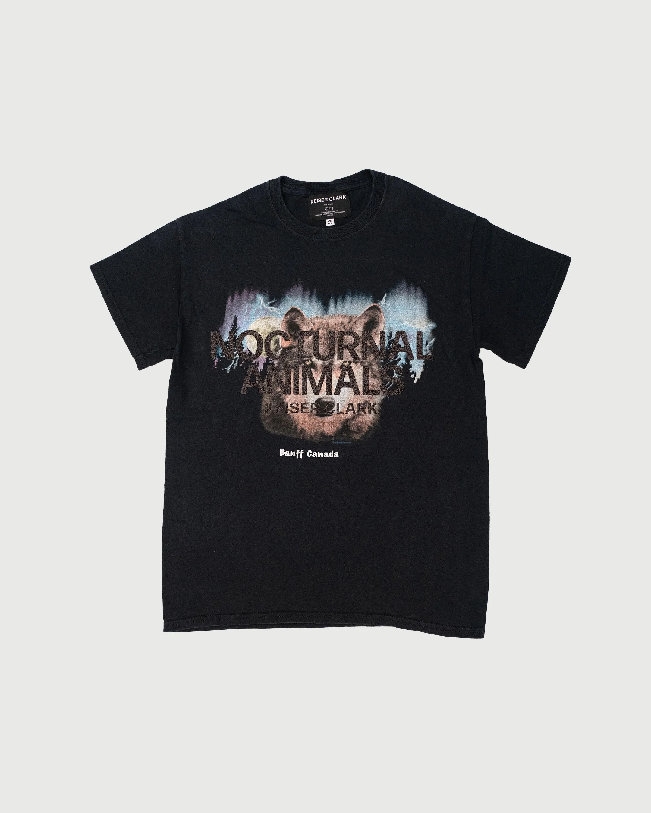 VINTAGE NOCTURNAL ANIMALS TEE (XS)