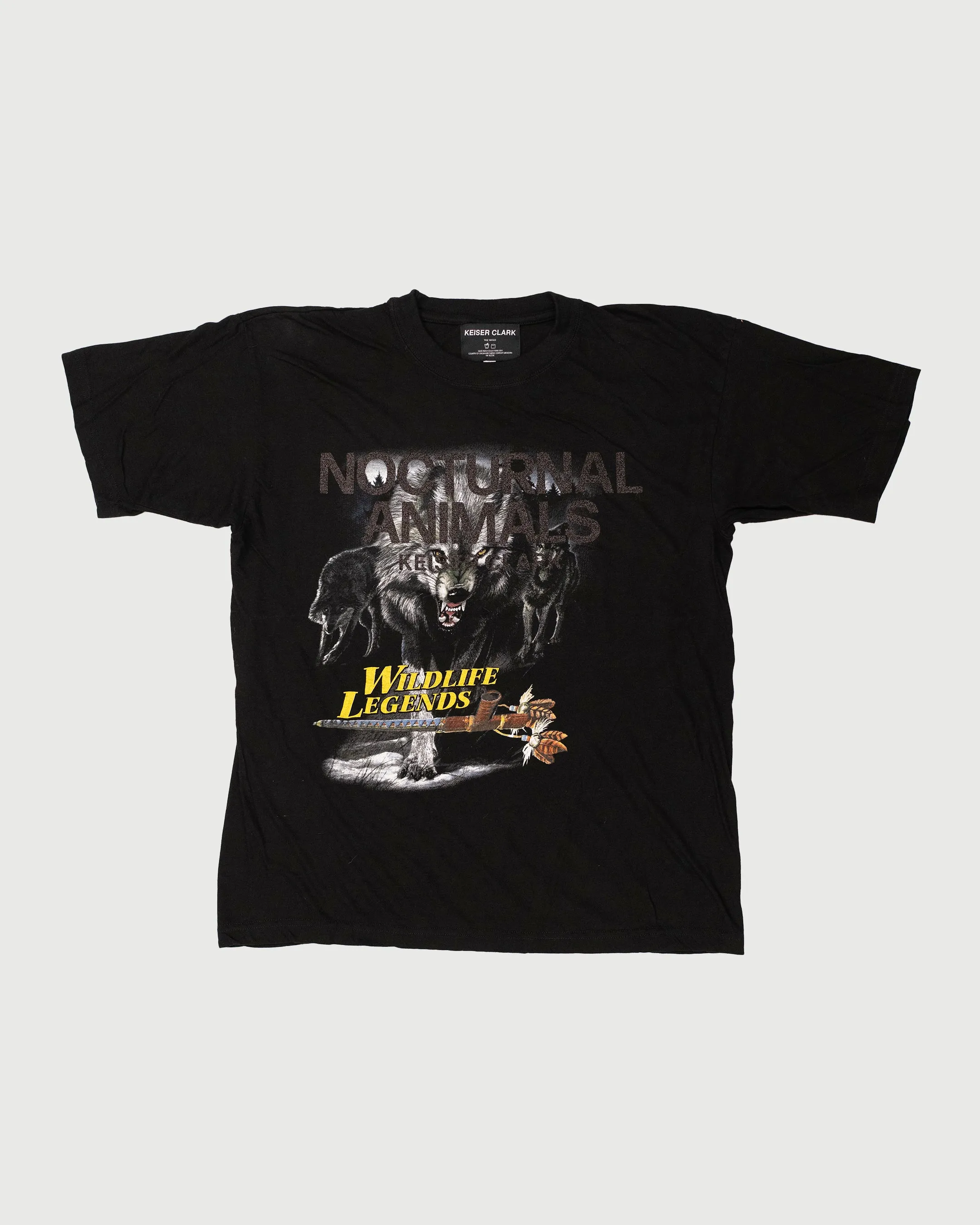 VINTAGE NOCTURNAL ANIMALS TEE (XS)