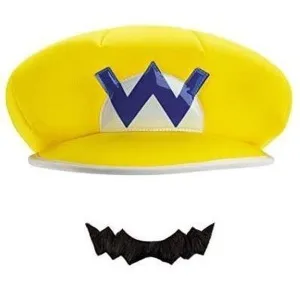 Wario Child Hat & Moustache