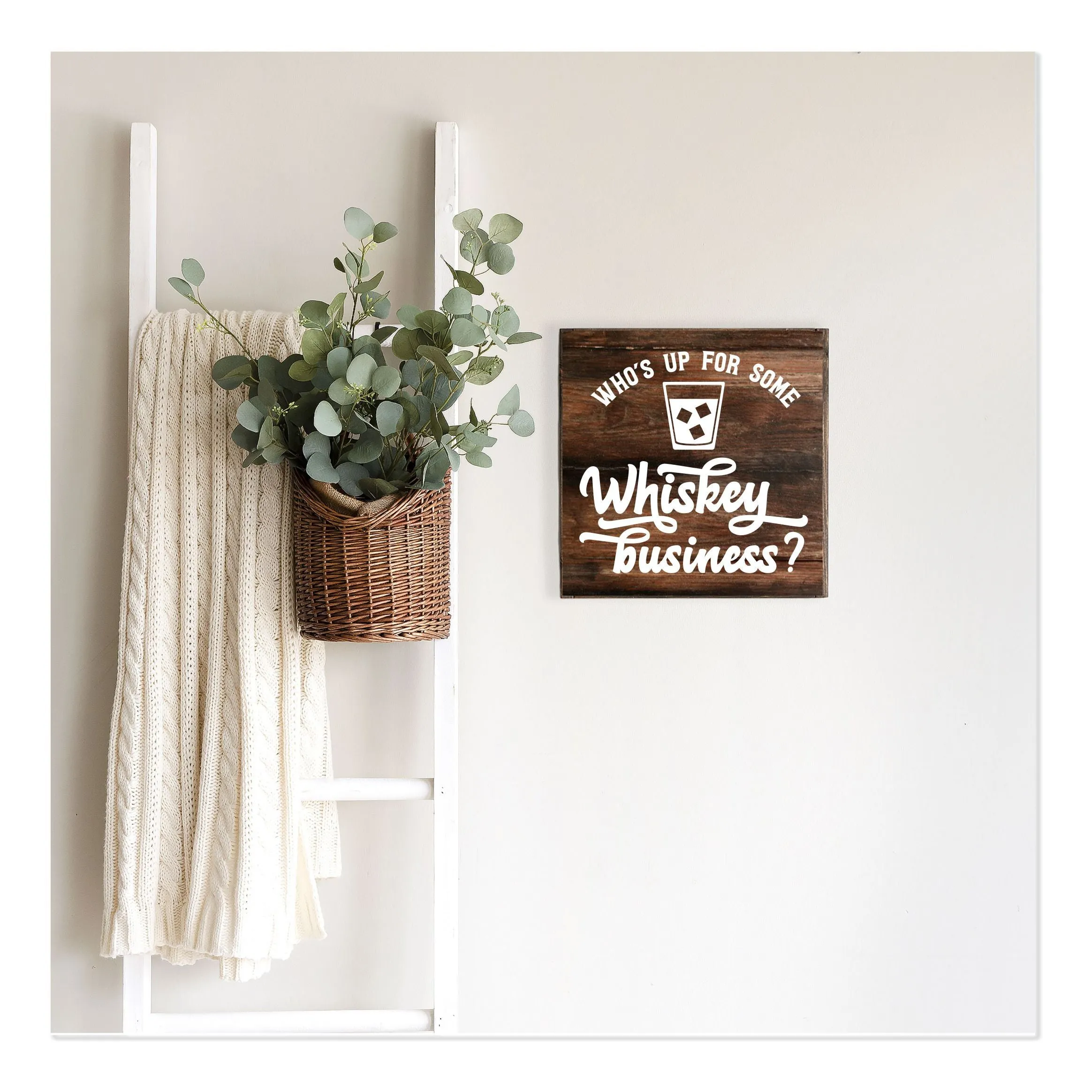 WHISKEY THEMED WOOD TILES