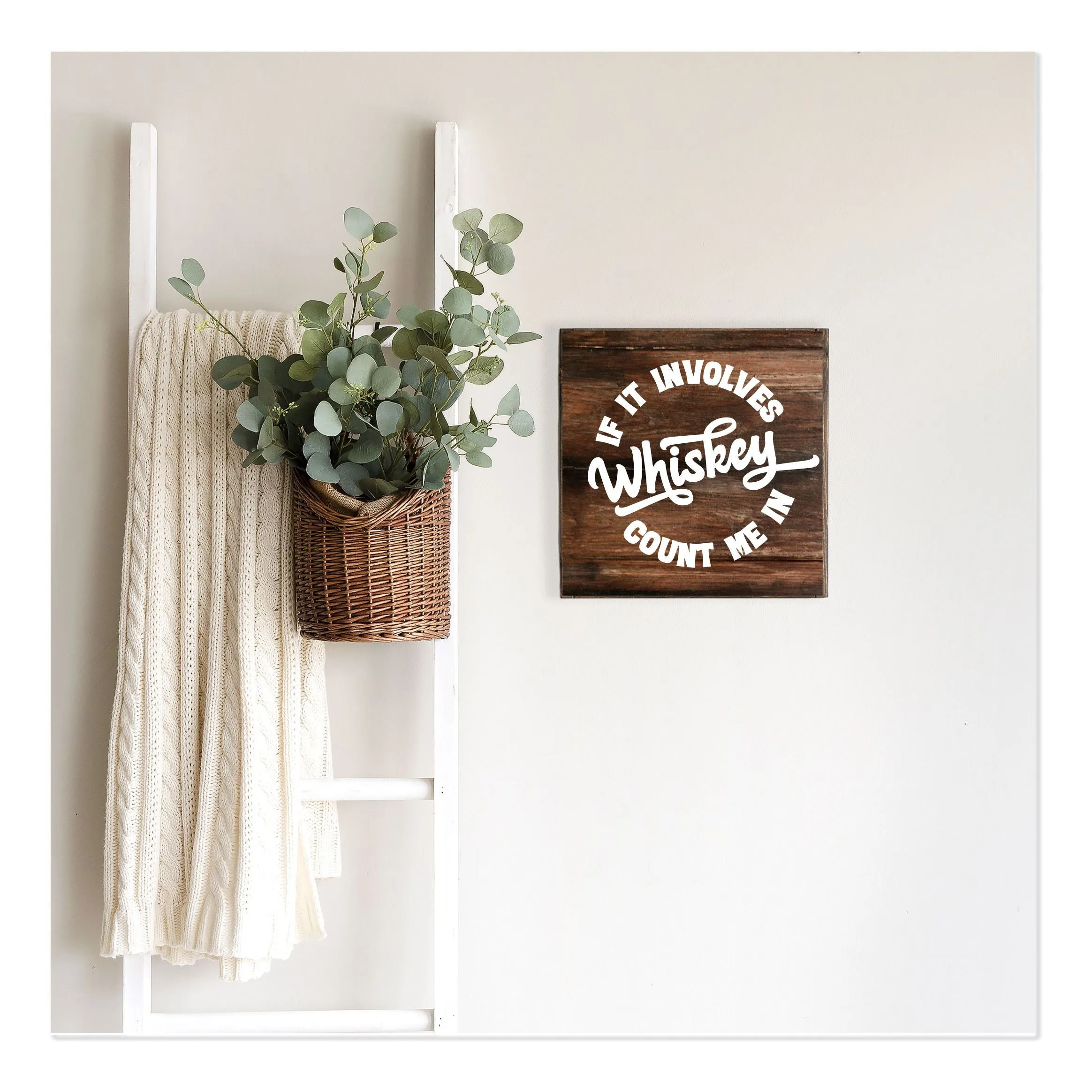 WHISKEY THEMED WOOD TILES