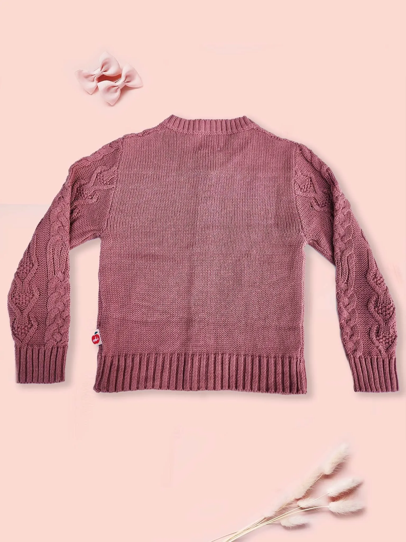 Willow Cotton Cardigan Rose Garden
