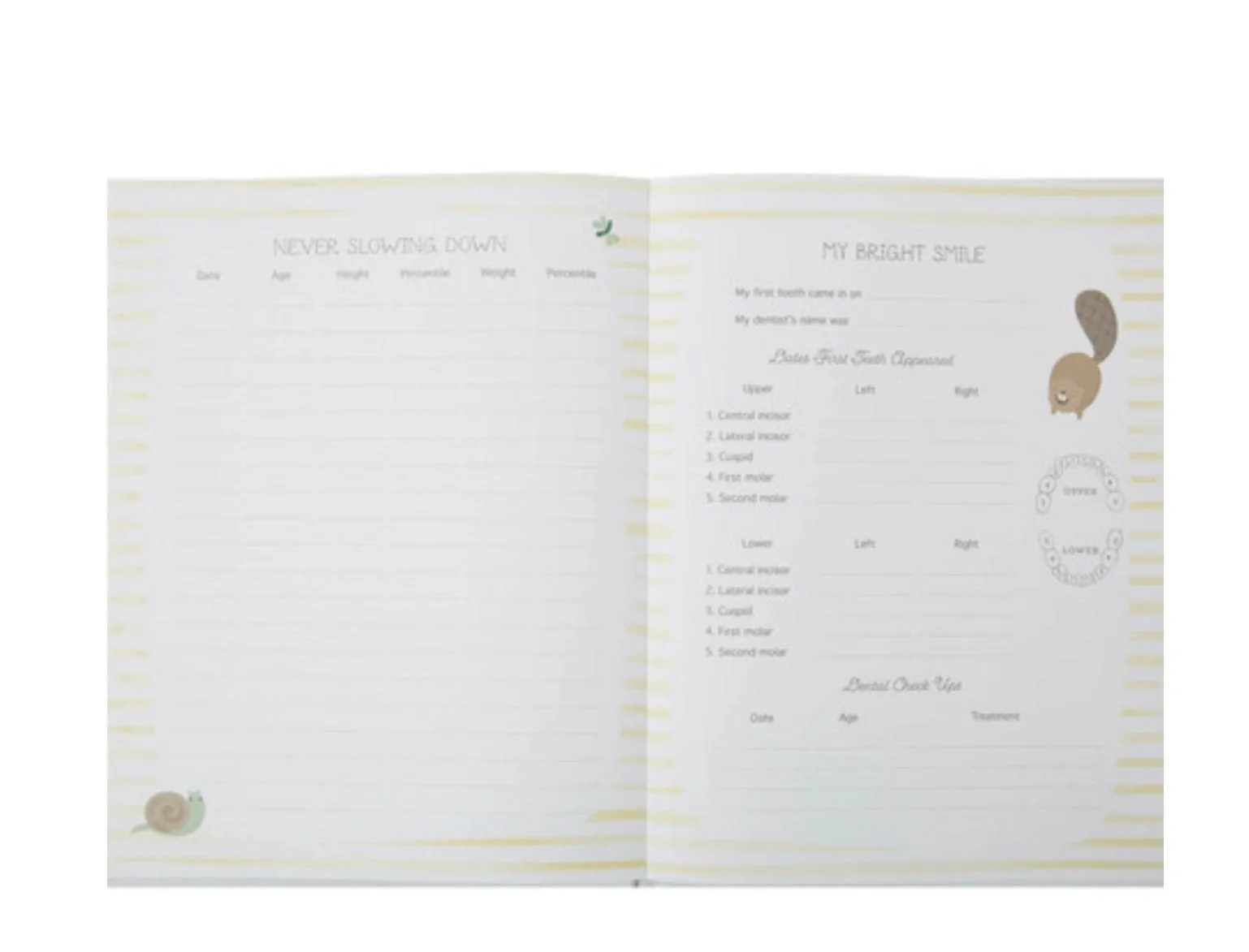 Woodland Little One Memory Book