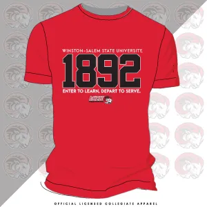 WSSU | EST. 1892 RED Unisex Tees (**)