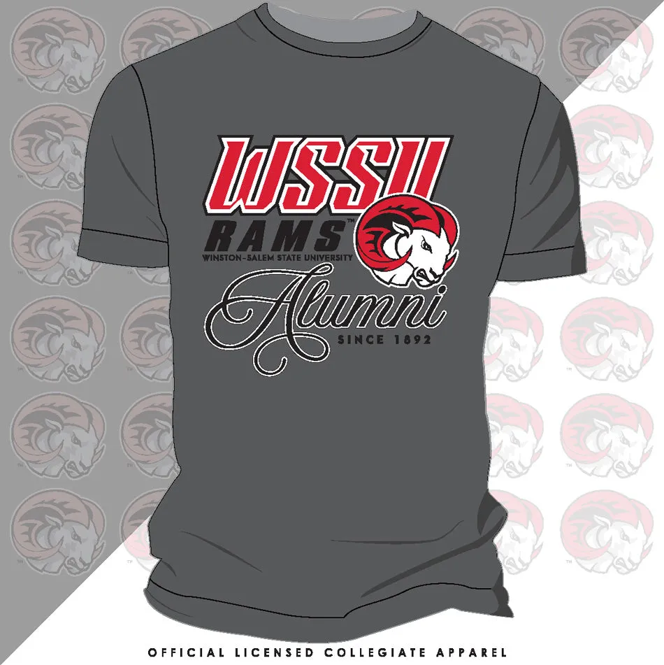 WSSU | Fancy ALUMNI Gray Unisex Tees (**)
